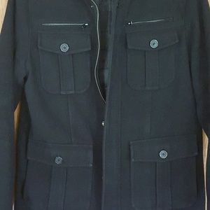 Men's Guess Wool Peacoat